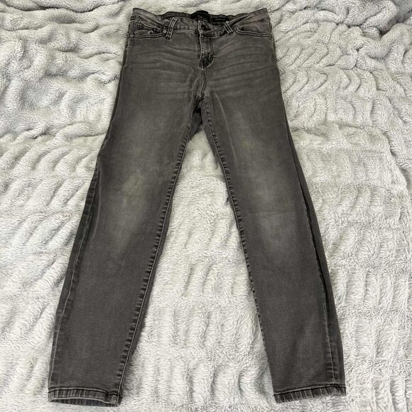 Kendall And Kylie Denim - Kendall + Kylie Jeans Women 9/29 Ultra Babe Skinny Faded Black Stretch Denim
